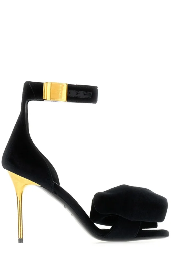 Balmain Bow Heeled Sandals