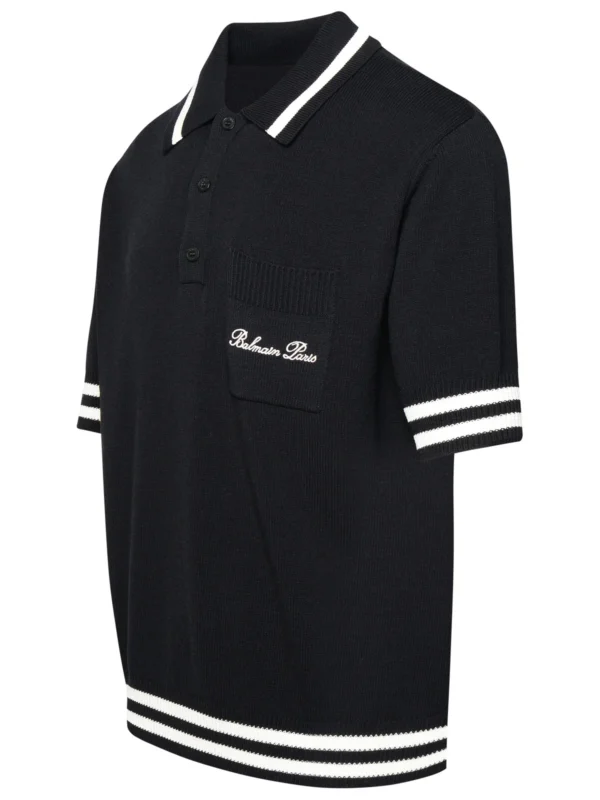 Balmain Logo Signature Polo Shirt