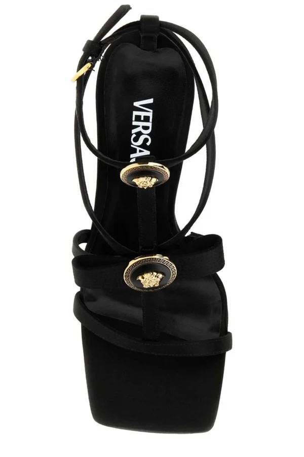 Versace Square-Toe Sandals