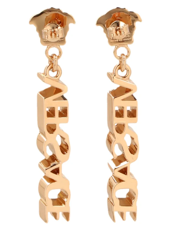 Versace Medusa Head Motif Earrings